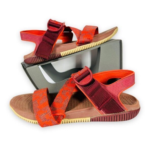 Chaco Shoes - Chaco Confluence Grenadine Sports Sandals Reddish Orange J106934 Women's 7